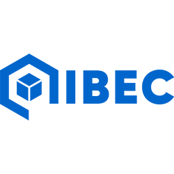 Blue square logo with IIBEC in blue text