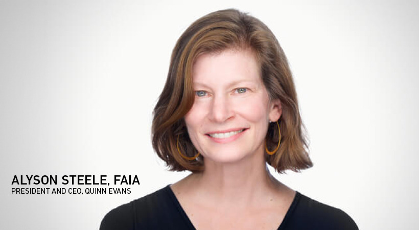 Headshot Photo of Alyson Steele, FAIA President and CEO, Quinn Evans