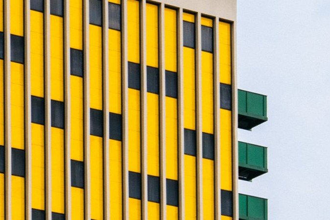 Commercial Facade Trends Leverage Color Texture and Light