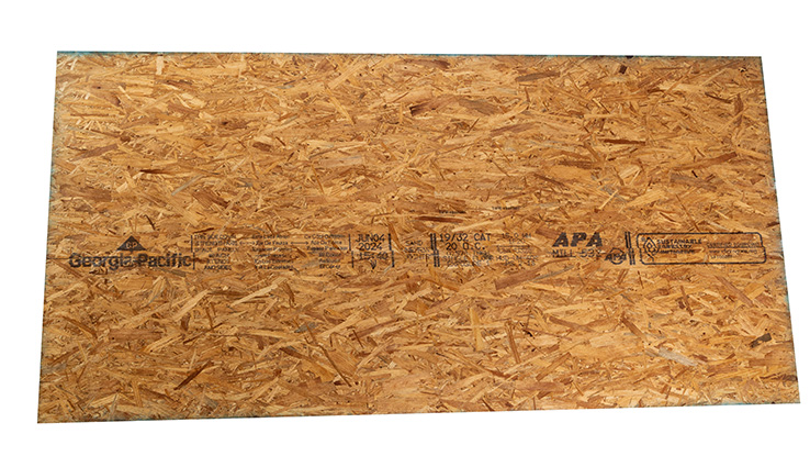 OSB Rated Sheathing Overhead