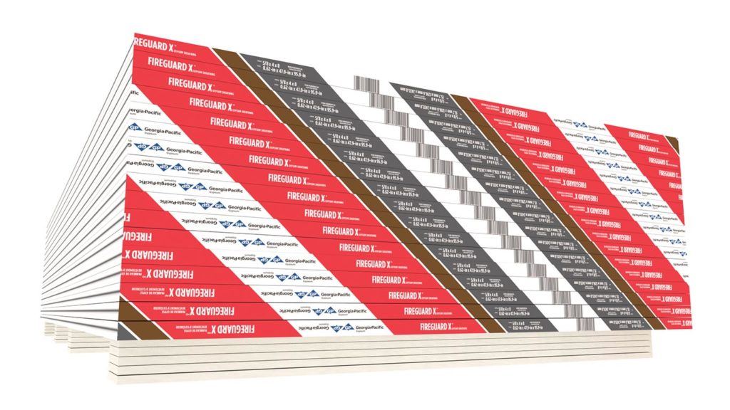 5/8" ToughRock Fireguard X and 1/2" ToughRock Gypsum Sheathing