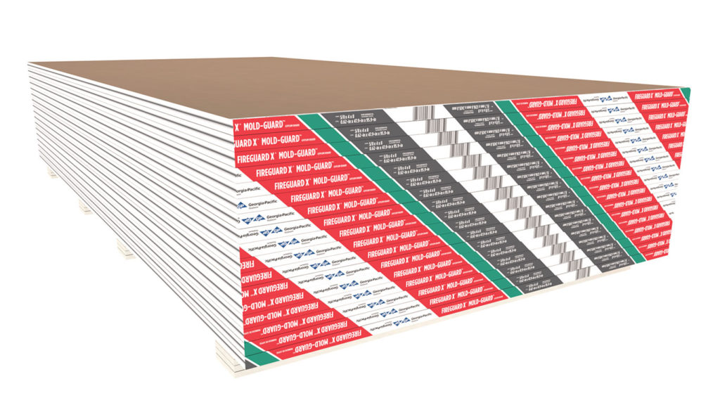 ToughRock FireGuard X Mold Guard Moisture-Resistant Gypsum Board Drywall Panels