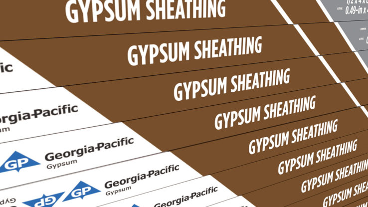 Georgia-Pacific ToughRock Gypsum Sheathing