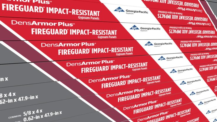 DensArmor Plus Fireguard Abuse-Resistant Interior Panels