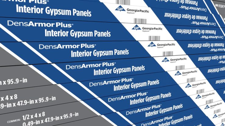 Moisture Resistant Gypsum Interior Panels Gp Densarmor Plus