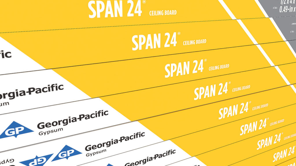 ToughRock Span 24 Ceiling Board CeilingGrade Gypsum Board Panels