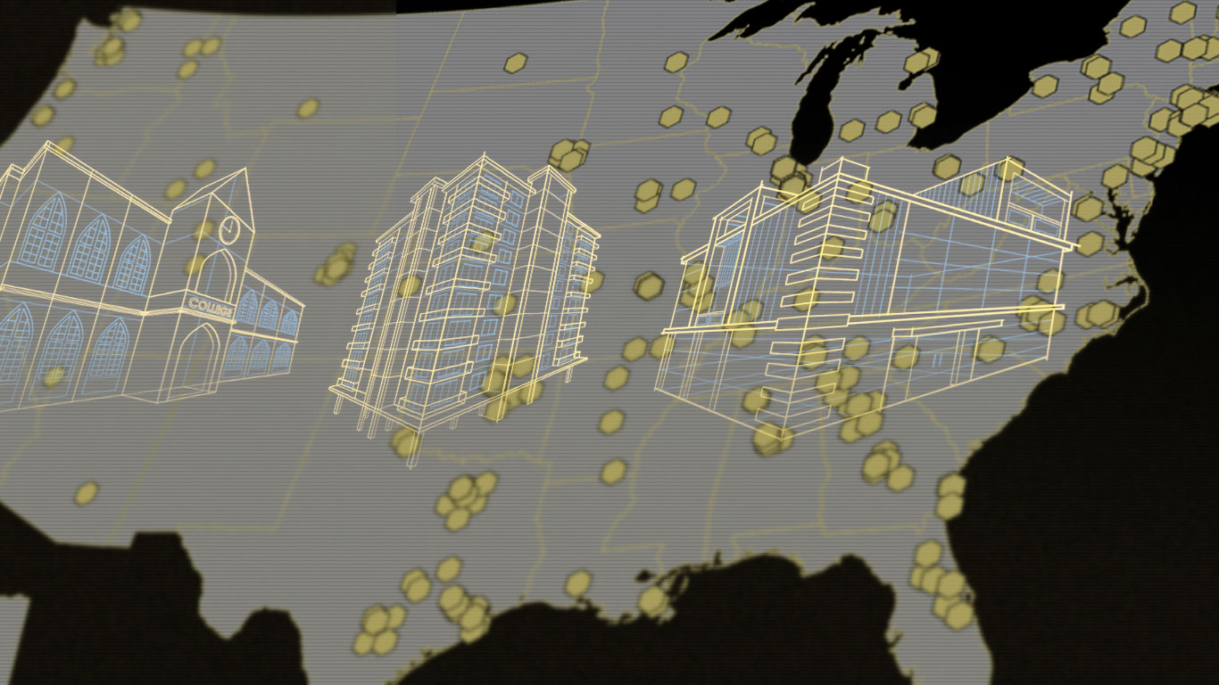 Explore our interactive project map to see DensElement® Barrier System in envelope-assembly action in a wide variety of building jobs across the U.S.